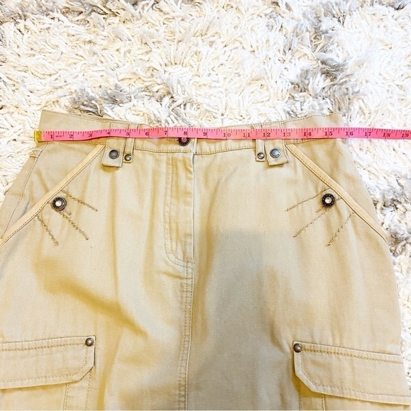 Blue Willis | Khaki Knee Length Skirt Size 40 - Picture 10 of 11